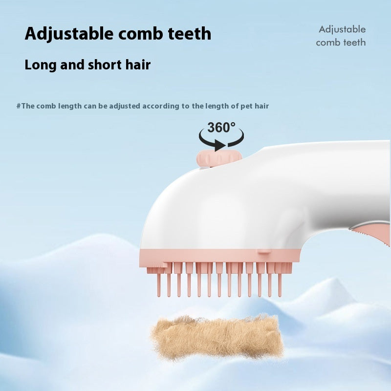 3 In 1 Pet Steam Brush Pet Cleaning Adjustable Comb Wash-free Comb Hair Removal Grooming Supplies Pets Accessories